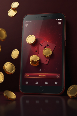 Smartphone mit Gangstasino Casino App